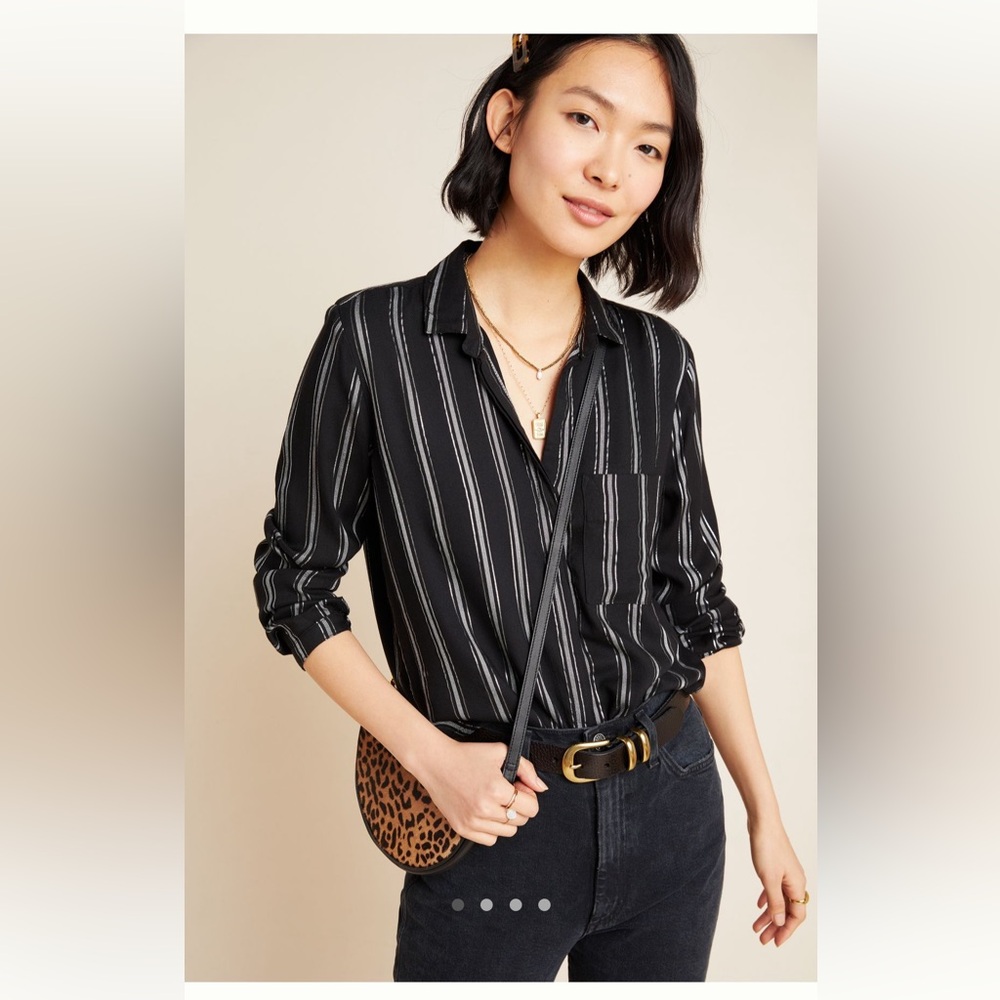 Cloth & Stone Dara Petite Buttondown NWT